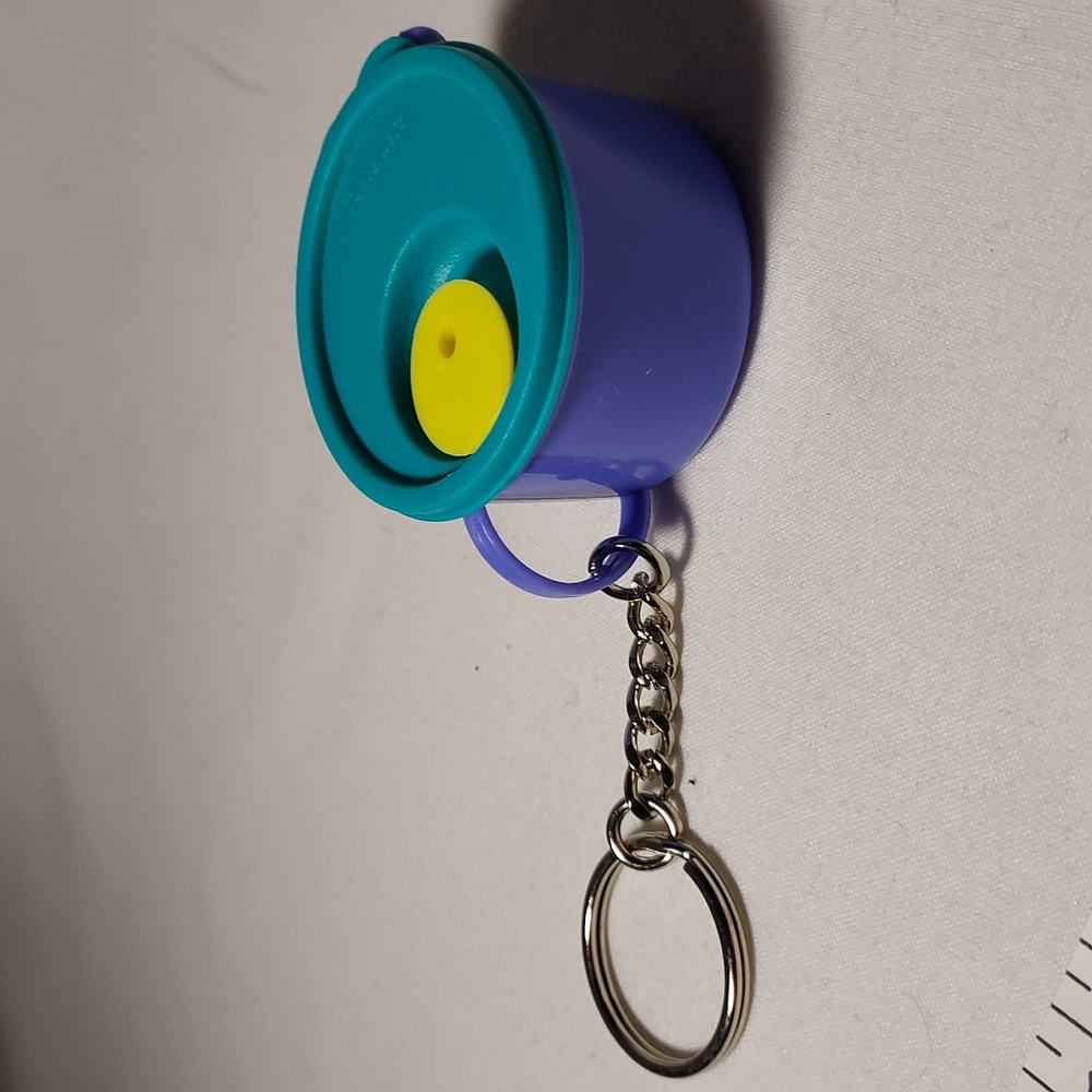 Vintage Tupperware Crystal Wave Soup Bowl Key Chain